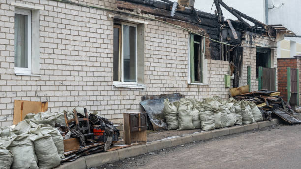 Professional Emergency Fire Cleanup technician working in Oaks, PA